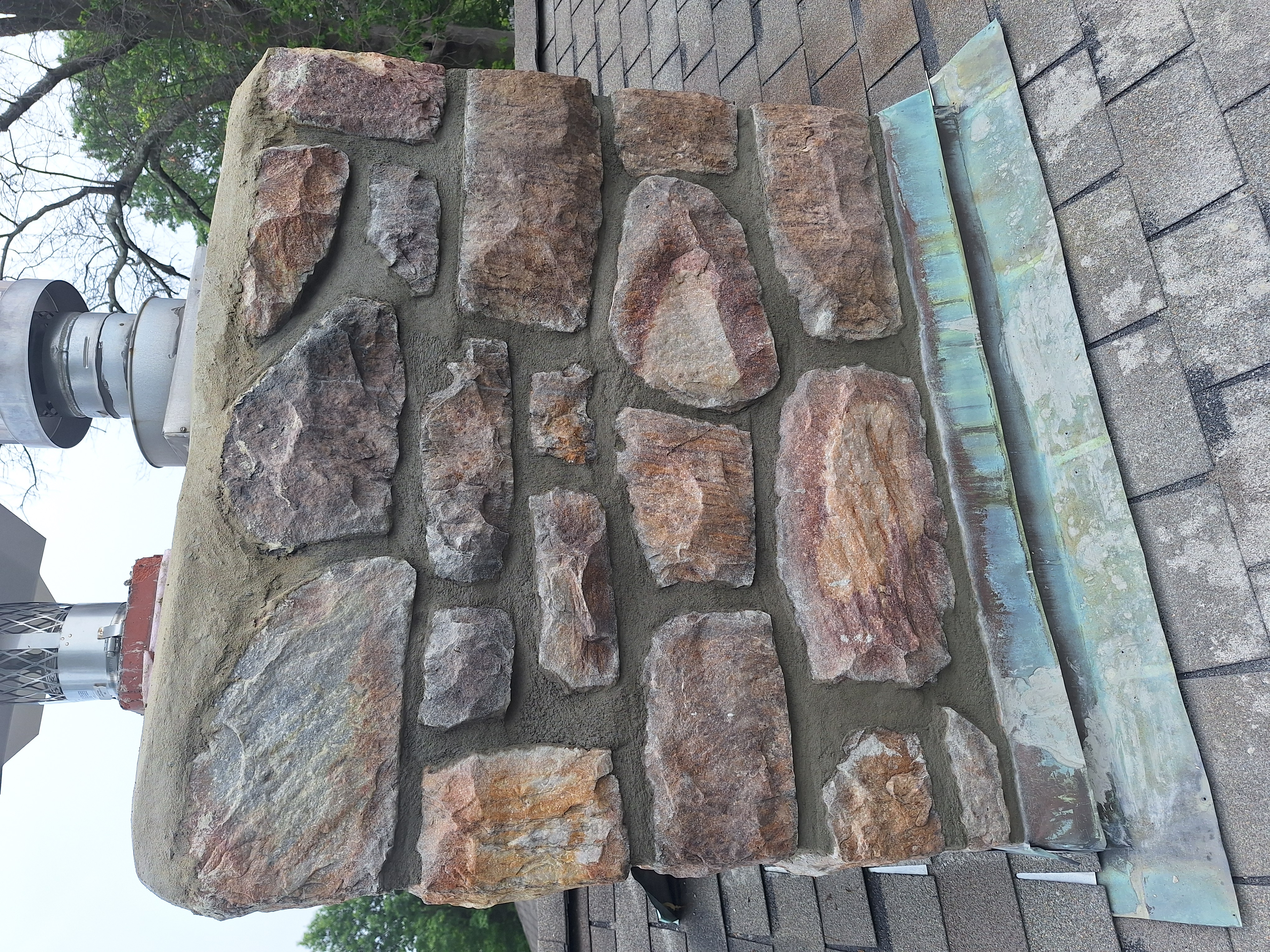 Chimney after rebuild