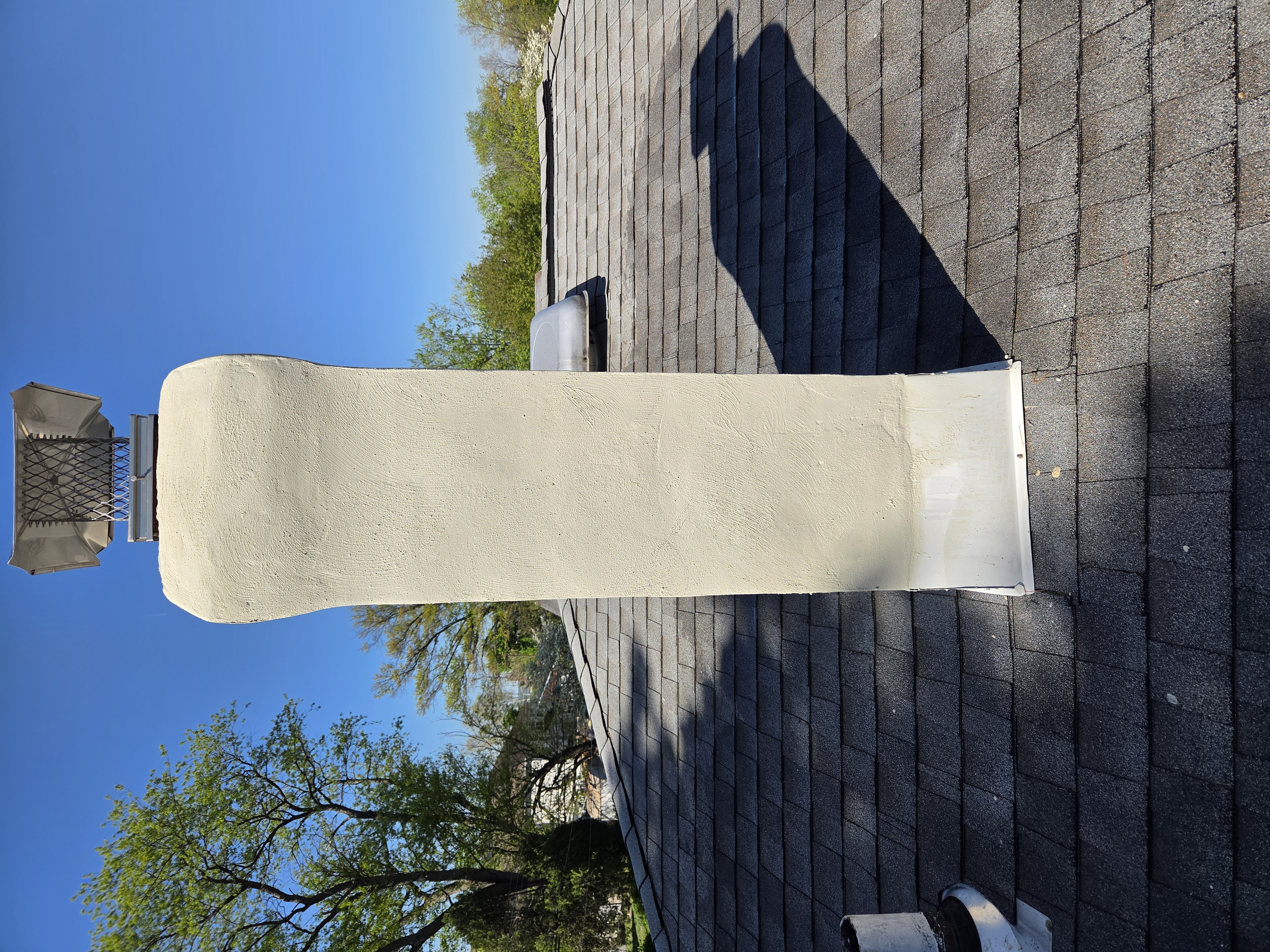Brick chimney restoration