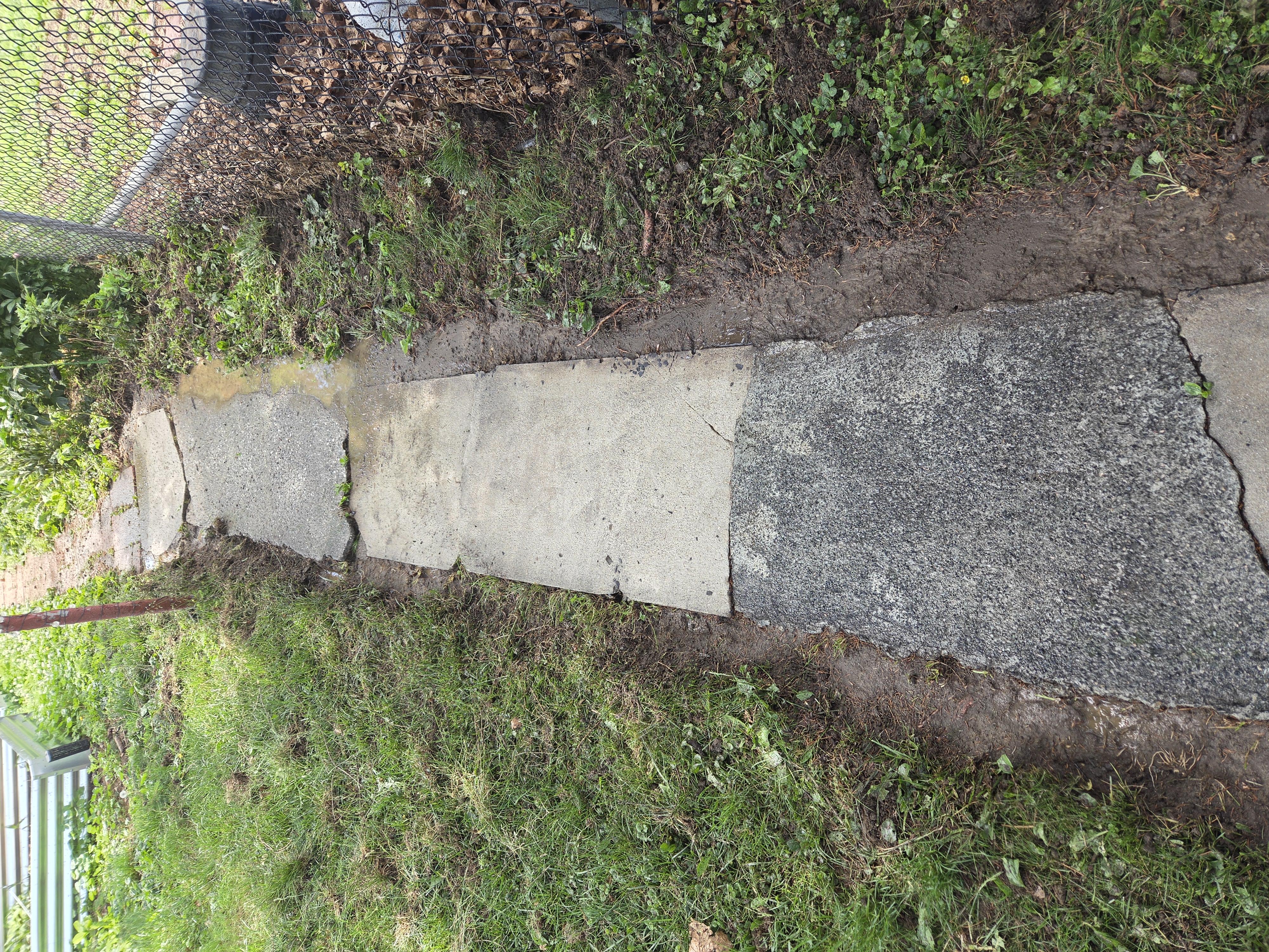 Concrete overlay before project in Boyertown PA