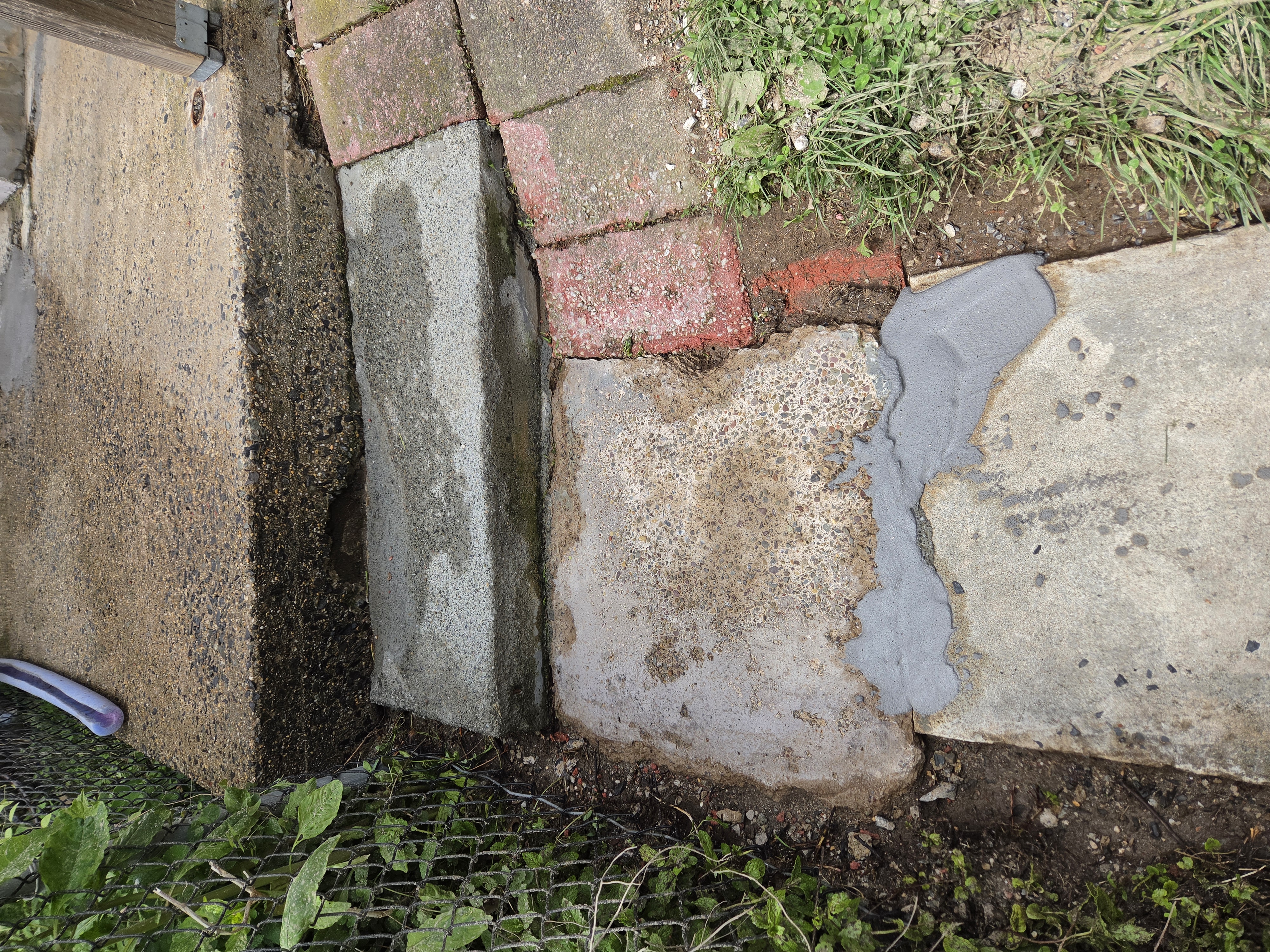 Concrete porch overlay during work Boyertown PA