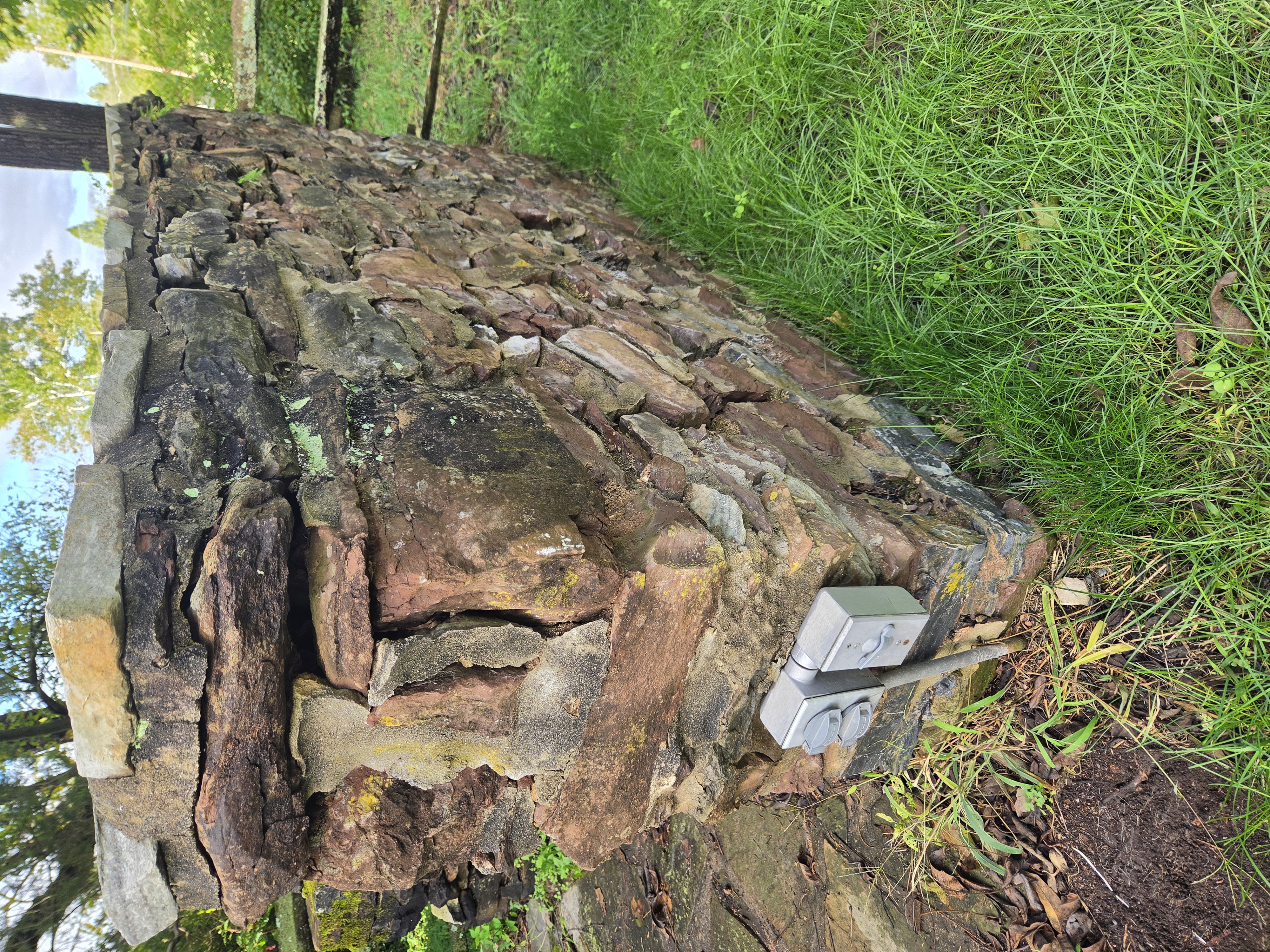 Loose and deteriorated natural stone masonry in Birdsboro Pennsylvania